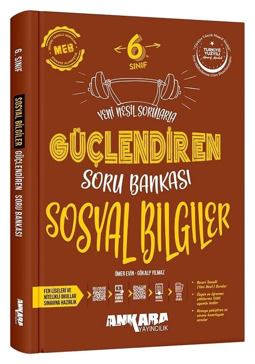 Ankara Yayıncılık 6. Sınıf Sosyal Bilgiler Güçlendiren Soru Bankası Ankara Yayıncılık
