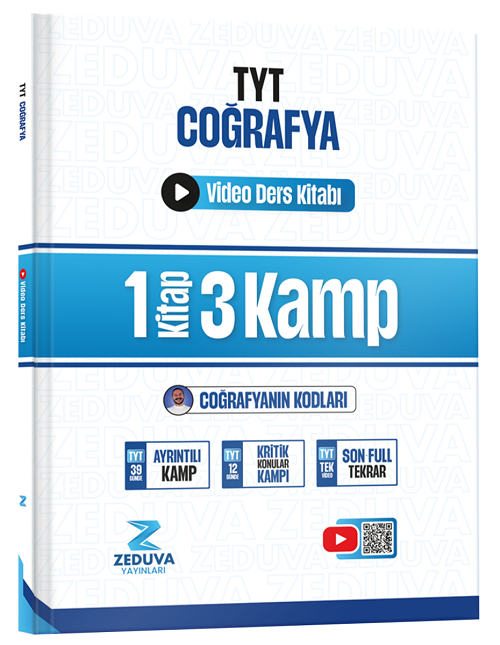 Zeduva YKS TYT Coğrafyanın Kodları Video Ders Kitabı - Yunus Turan Zeduva Yayınları