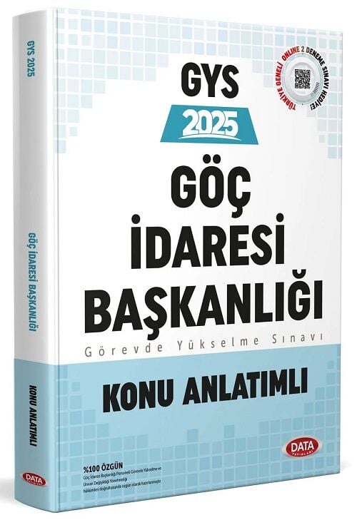 Data 2025 GYS Göç İdaresi Başkanlığı Konu Anlatımlı Görevde Yükselme Data Yayınları