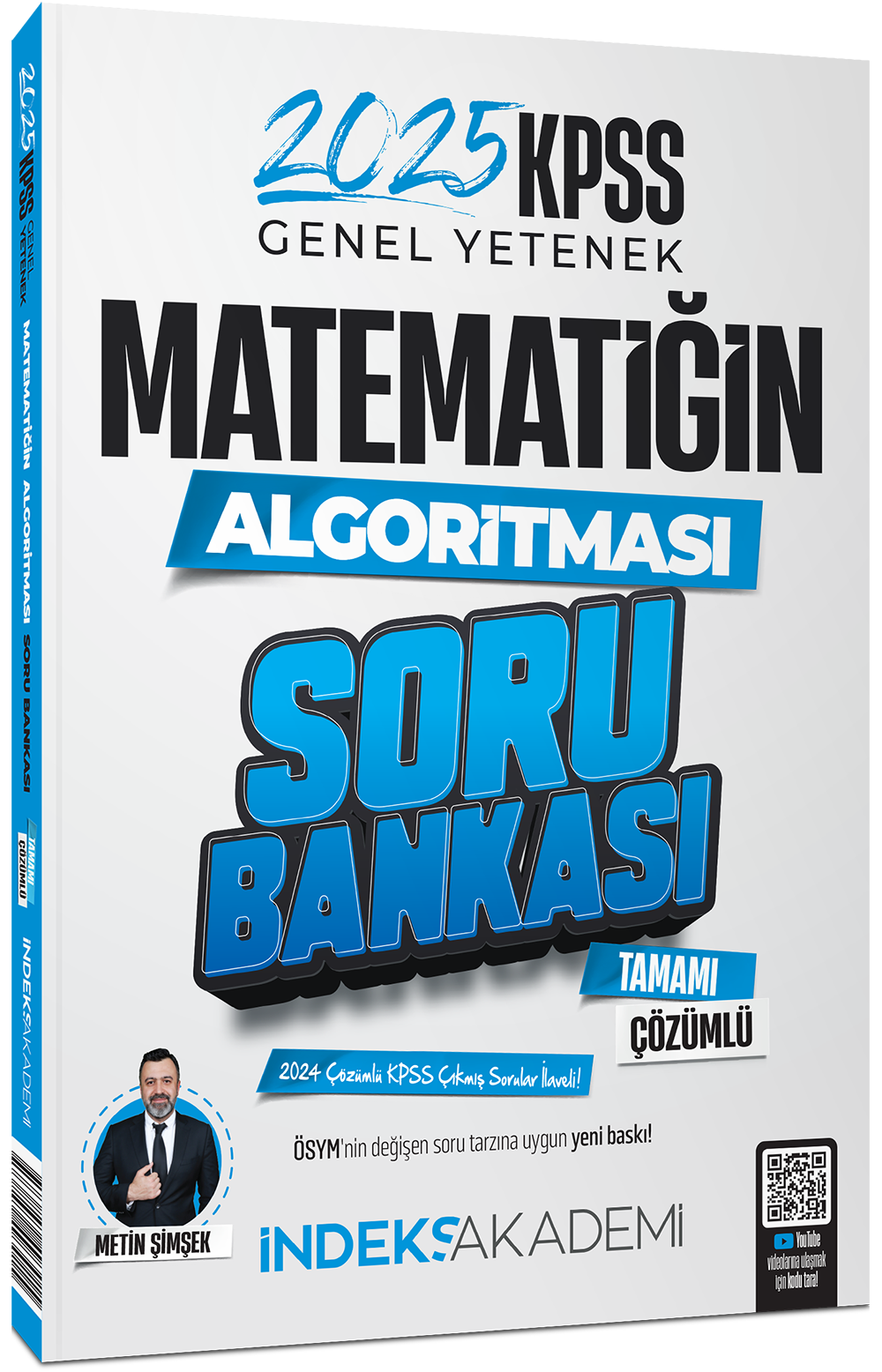 SÜPER FİYAT - İndeks Akademi 2025 KPSS Matematik Matematiğin Algoritması Soru Bankası Çözümlü - Metin Şimşek İndeks Akademi Yayıncılık