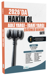 İlken 2026 Adli İdari Yargı Hakim Ol 5 Deneme Çözümlü İlken Yayınları