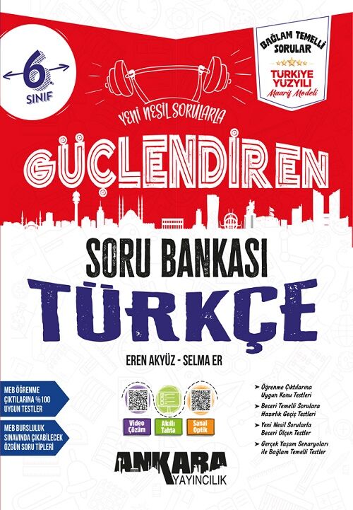 Ankara Yayıncılık 6. Sınıf Türkçe Güçlendiren Soru Bankası Ankara Yayıncılık