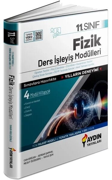 Aydın 11. Sınıf Fizik Maarif Modeli Ders İşleyiş Modülleri Aydın Yayınları
