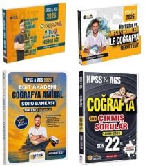 Eğit Akademi 2026 KPSS MEB-AGS Coğrafya Video Ders Notları + Soru Bankası + Çıkmış Sorular 4 lü Set - Mehmet Eğit Eğit Akademi