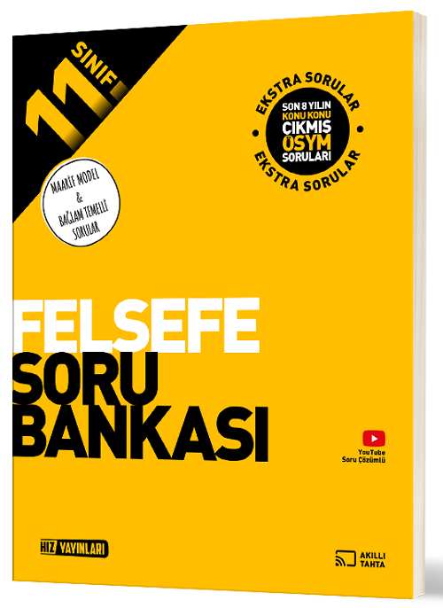 Hız Yayınları 11. Sınıf Felsefe Maarif Model Soru Bankası Hız Yayınları