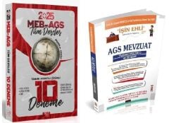 CBA + Savaş 2025 MEB-AGS Tüm Dersler + Mevzuat 10+40 Deneme 2 li Set CBA + Savaş Yayınları