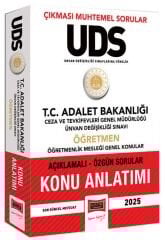 Yargı 2025 UDS GYS Adalet Bakanlığı Ceza ve Tevkifevleri Öğretmen Konu Anlatımı Unvan Değişikliği Görevde Yükselme Yargı Yayınları