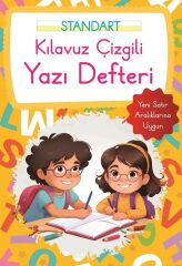 Kılavuz Çizgili Yazı Defteri Küçük Boy Turuncu Parıltı Yayınları