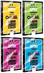 Yargı 2026 KPSS Lise Ortaöğretim Ön Lisans Tarih+Coğrafya+Vatandaşlık+Türkçe Orijinal Çıkmış Sorular 2010-2024 4 lü Set Yargı Yayınları