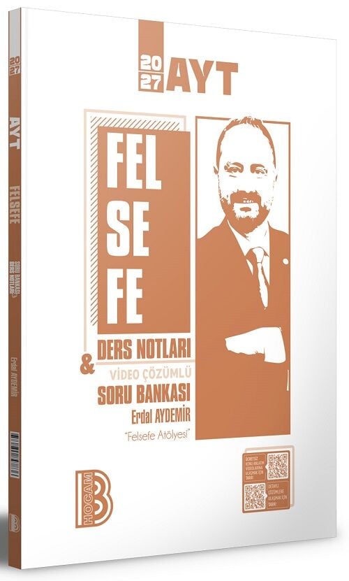 Benim Hocam 2027 YKS AYT Felsefe Grubu Ders Notları Soru Bankası Çözümlü - Erdal Aydemir Benim Hocam Yayınları