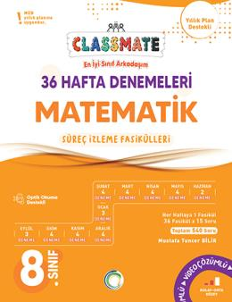 Okyanus 8. Sınıf Matematik Classmate 36 Hafta Denemeleri Çözümlü Okyanus Yayınları
