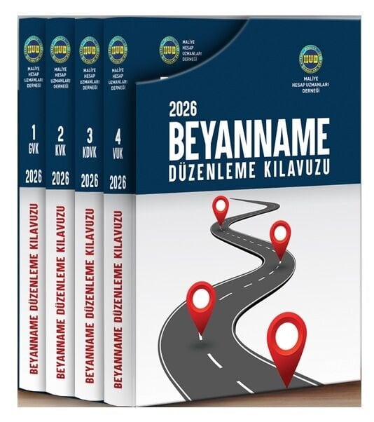 MHUD 2026 Beyanname Düzenleme Kılavuzu Seti Maliye Hesap Uzmanları Derneği Yayınları