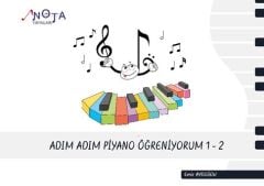 Adım Adım Piyano Öğreniyorum 1-2 - Emir Aydoğdu Nota Yayınları