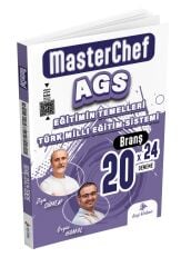 Dizgi Kitap MEB-AGS Eğitimin Temelleri, Türk Milli Eğitim Sistemi MasterChef 20x24 Deneme Çözümlü - Ziya Sümer, Özgür Hamal ​Dizgi Kitap