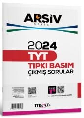Marka YKS TYT 2024 Çıkmış Sorular Tıpkı Basım Arşiv Serisi Çözümlü Marka Yayınları