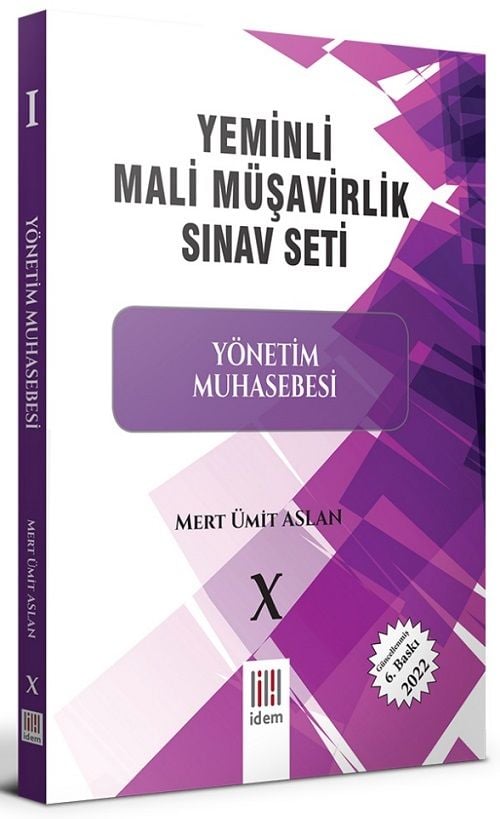 İdem Kitap YMM Yeminli Mali Müşavirlik-10 Yönetim Muhasebesi İdem Kitap