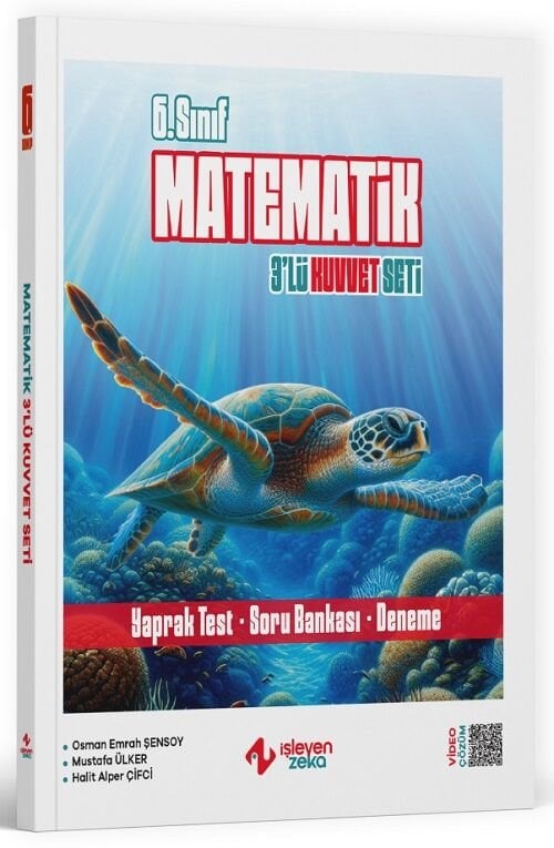 İşleyen Zeka 6. Sınıf Matematik 3 lü Kuvvet Seti İşleyen Zeka Yayınları