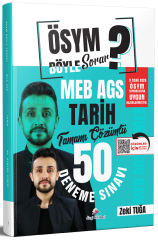 YENİ AGS - Dizgi Kitap MEB-AGS Tarih ÖSYM Böyle Sorar 50 Deneme Çözümlü - Zeki Tuğa Dizgi Kitap Yayınları