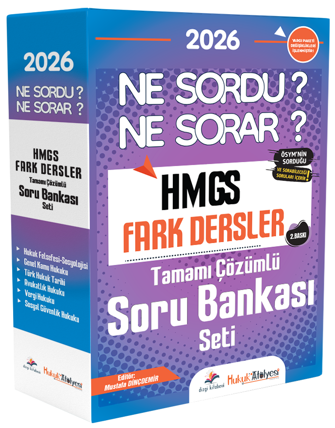 Dizgi Kitap 2026 HMGS Fark Dersler Ne Sordu Ne Sorar Soru Bankası Modüler Set Çözümlü Dizgi Kitap