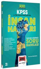 SÜPER FİYAT - Yargı 2023 KPSS ve Tüm Kurum Sınavları için İnsan Hakları Soru Bankası Çözümlü Yargı Yayınları
