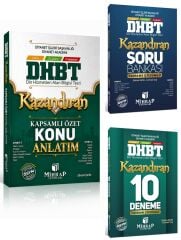 Mihrap DHBT 1-2 Konu + Soru Bankası + 10 Deneme Kazandıran Set - Sinan İspir Mihrap Yayınları