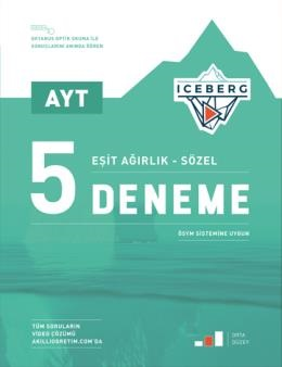 Okyanus YKS AYT Sözel - Eşit Ağırlık Iceberg 5 Deneme Okyanus Yayınları