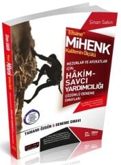 Savaş 2024 MİHENK Hakim Savcı Yardımcılığı 5 Deneme Çözümlü 21. Baskı - Sinan Sakin Savaş Yayınları