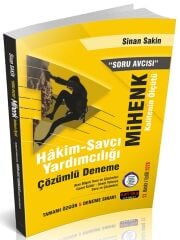 Savaş 2026 MİHENK Hakim Savcı Yardımcılığı Soru Avcısı 5 Deneme Çözümlü 23. Baskı - Sinan Sakin Savaş Yayınları