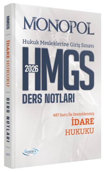 Monopol 2026 HMGS İdare Hukuku Ders Notları Monopol Yayınları