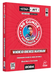 Mert Hoca 2024 YKS AYT 90 Günde Matematik Kampı Video Ders Kitabı - Mert Güven Mert Hoca Yayınları
