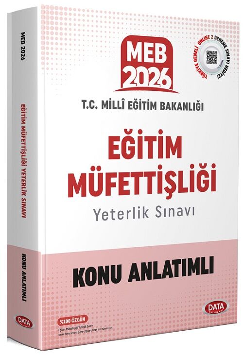 Data 2026 MEB Milli Eğitim Bakanlığı Eğitim Müfettişliği Yeterlik Sınavı Konu Anlatımlı Data Yayınları