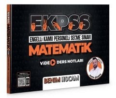 SÜPER FİYAT - Benim Hocam 2022 EKPSS Matematik Video Ders Notları - Metin Şimşek Benim Hocam Yayınları