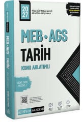 Pegem 2027 MEB-AGS Tarih Konu Anlatımlı Pegem Akademi Yayınları