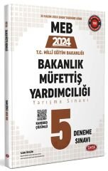 SÜPER FİYAT - Data 2024 MEB Bakanlık Müfettiş Yardımcılığı 5 Deneme Çözümlü Data Yayınları