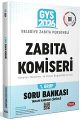 Data 2026 GYS Belediye Zabıta Personeli Zabıta Komiseri 1. Grup Soru Bankası Görevde Yükselme Data Yayınları