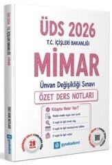 GYS Akademi 2026 GYS ÜDS İçişleri Bakanlığı Mimar Özet Ders Notları Görevde Yükselme Ünvan Değişikliği GYS Akademi