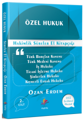Dizgi Kitap Özel Hukuk Süreler Kitabı - Ozan Erdem Dizgi Kitap