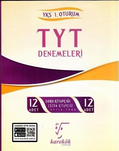Karekök YKS TYT 12 Deneme Karekök Yayınları