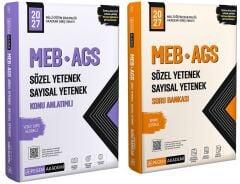 Pegem 2027 MEB-AGS Sözel Sayısal Konu + Soru Bankası 2 li Set Pegem Akademi Yayınları