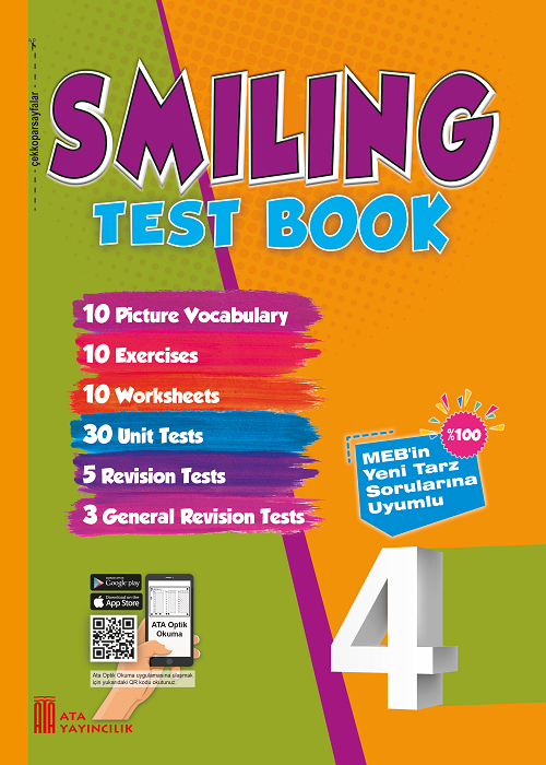 Ata Yayıncılık 4. Sınıf İngilizce Smiling Test Book Ata Yayıncılık