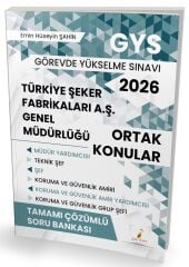 Pelikan GYS Türkiye Şeker Fabrikaları Genel Müdürlüğü Ortak Konular Soru Bankası Çözümlü Görevde Yükselme - Emin Hüseyin Şahin Pelikan Yayınevi
