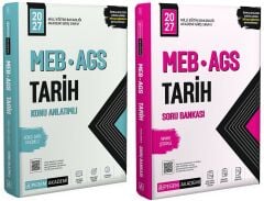 Pegem 2027 MEB-AGS Tarih Konu + Soru Bankası 2 li Set Pegem Akademi Yayınları