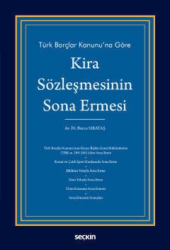 Seçkin Kira Sözleşmesinin Sona Ermesi - Burcu Sırataş Seçkin Yayınları