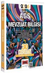Yargı 2026 MEB-AGS Mevzuat Bilgisi 30 Deneme Çözümlü - Cangül Erlik Yargı Yayınları