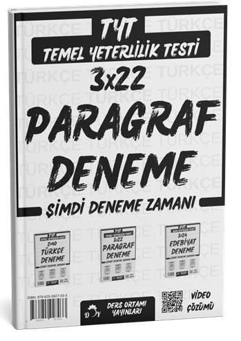 Ders Ortamı YKS TYT Paragraf 3x22 Deneme Çözümlü Ders Ortamı Yayınları