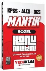 Yediiklim 2026 KPSS ALES DGS Sözel Mantık Konu Anlatımı Yediiklim Yayınları