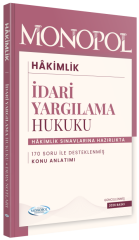 Monopol 2026 Hakimlik İdari Yargılama Hukuku Konu Anlatımı Monopol Yayınları