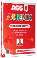 Yediiklim 2027 MEB-AGS Eğitim Bilimleri Gelişim, Öğrenme Psikolojisi, Rehberlik Video Ders Notu Ahenk Serisi - Bülent Tanık Yediiklim Yayınları