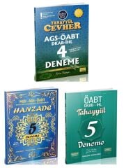 Tahayyül ÖABT Din Kültürü ve Ahlak Bilgisi 5+5+4 Deneme 3 lü Set - Mustafa Çoban, Adem Çoban Tahayyül Yayınları