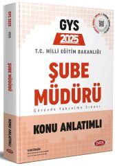 Data 2025 GYS MEB Şube Müdürlüğü Konu Anlatımlı Görevde Yükselme Data Yayınları